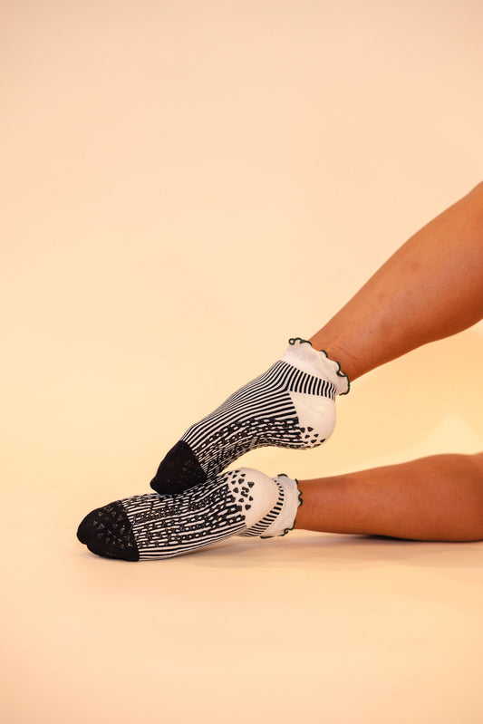 Desert Stripes Ruffle Ankle