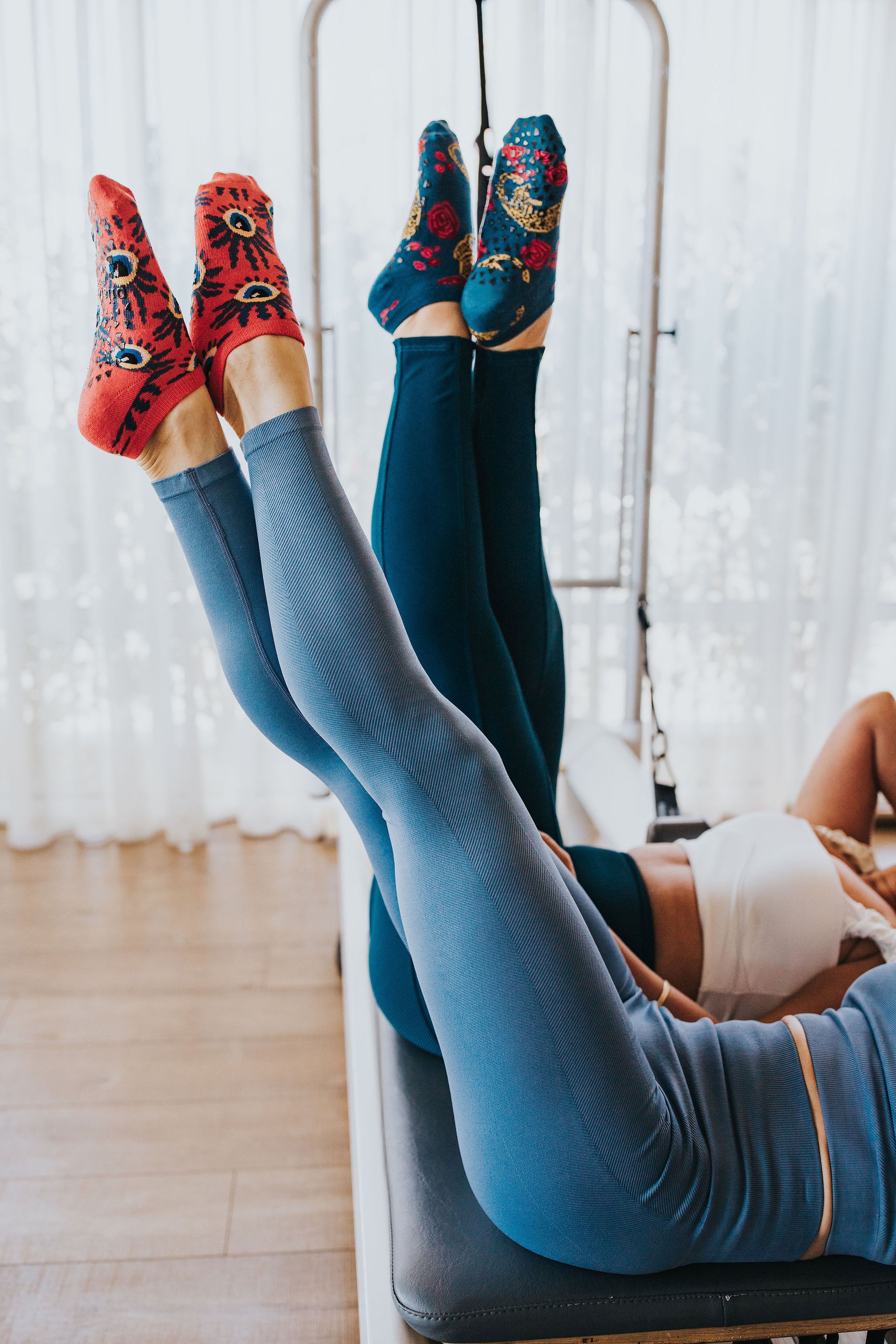 Maximize Grip and Stability with our Pilates Grip Socks Collection