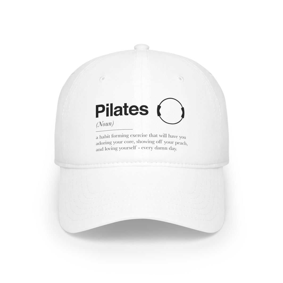 Pilates Definition Baseball Cap