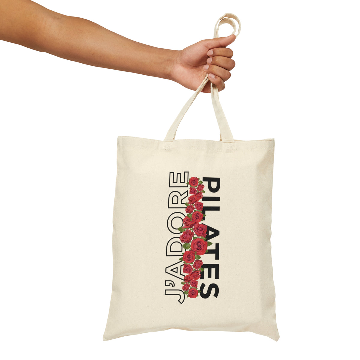 J'Adore Pilates Canvas Tote