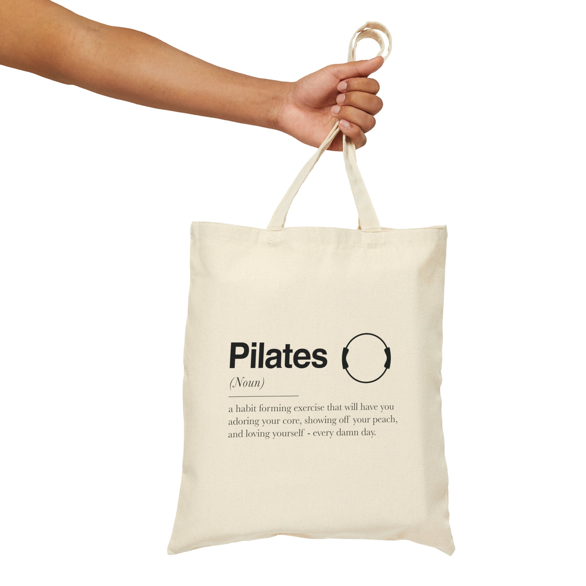 Pilates Definition Canvas Tote