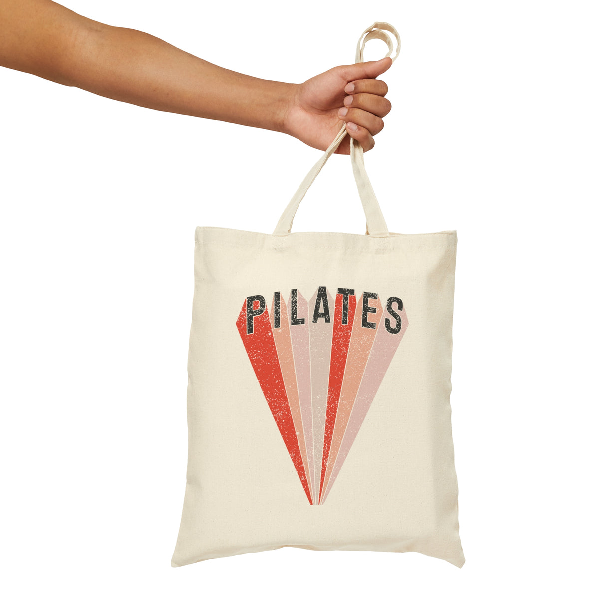 Pilates Diamond Canvas Tote