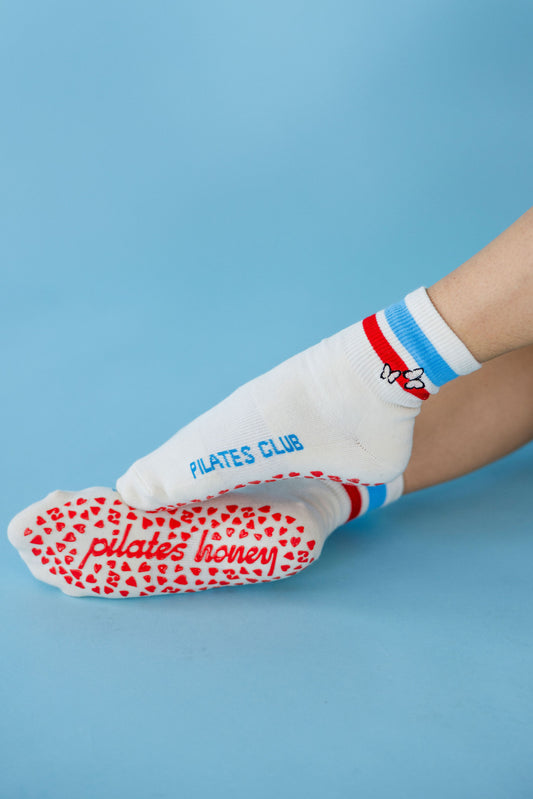 American Butterfly Shorty Crew Grip Sock