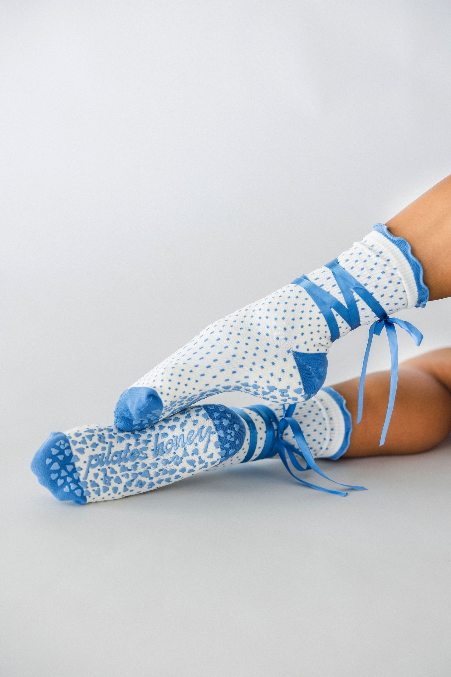 Ballerina Wrap Ruffle Crew Grip Sock *Luxe Collection*