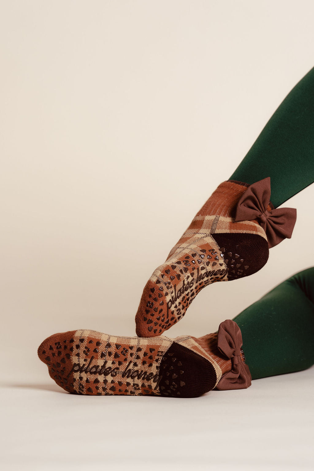 Equestrian High Ankle Luxe Grip Sock