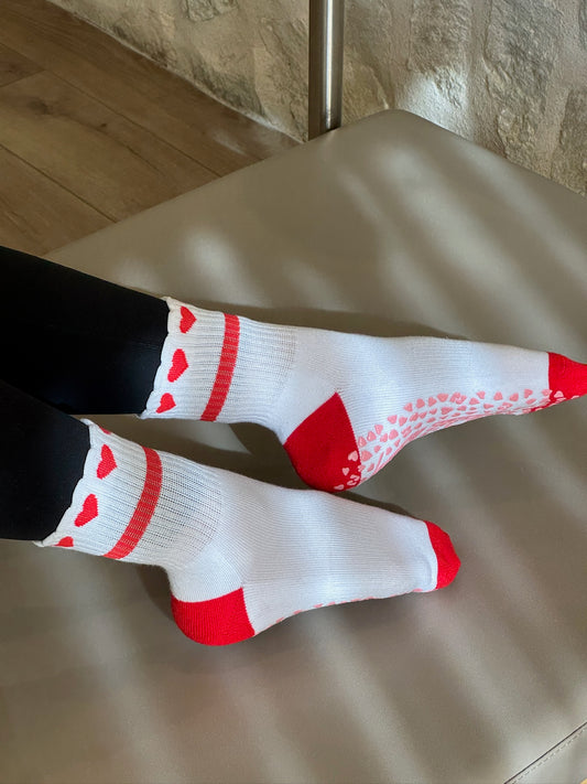 Sweetheart High Ankle Grip Socks