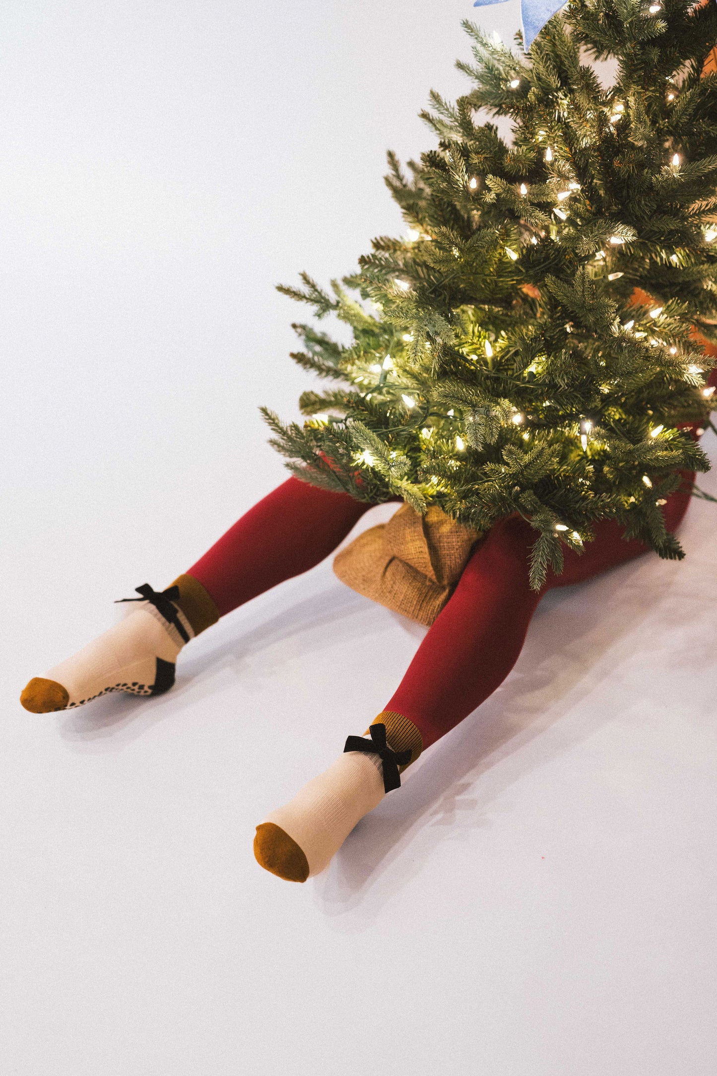 Velour Bow High Ankle *Luxe Collection*