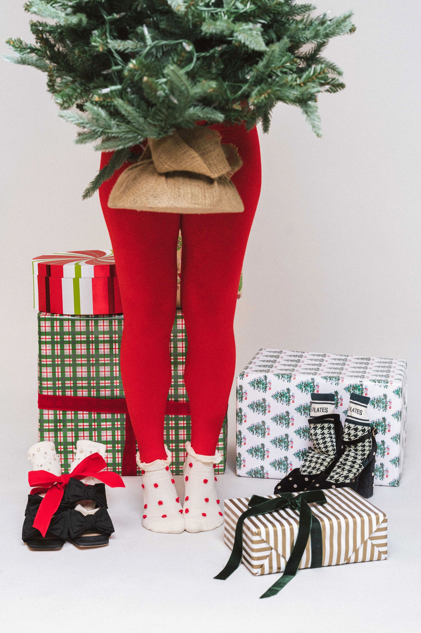 Rossette Ruffle Ankle *Luxe Collection*