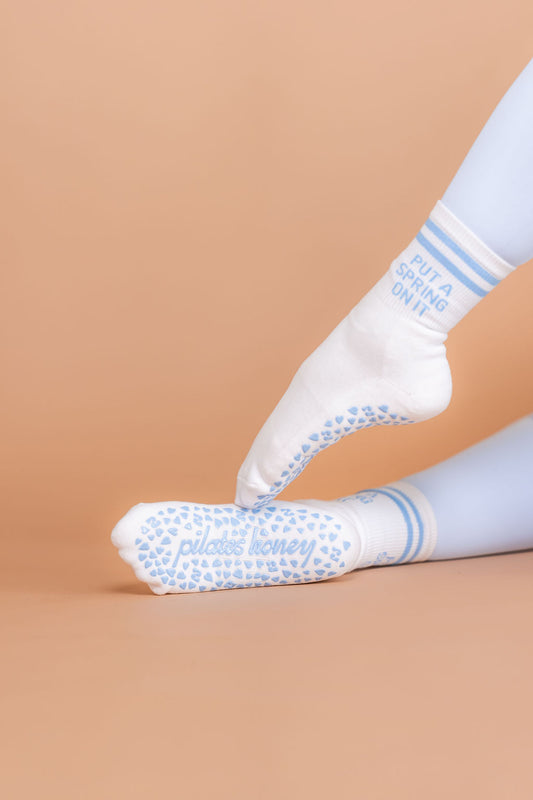 Put a Spring on It Core Crew Grip Socks