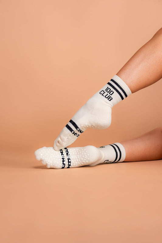 100 Club Crew Grip Socks