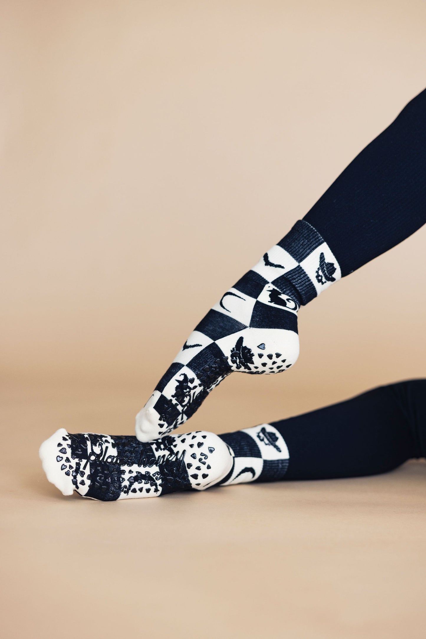 Midnight Cowboy Crew Grip Socks