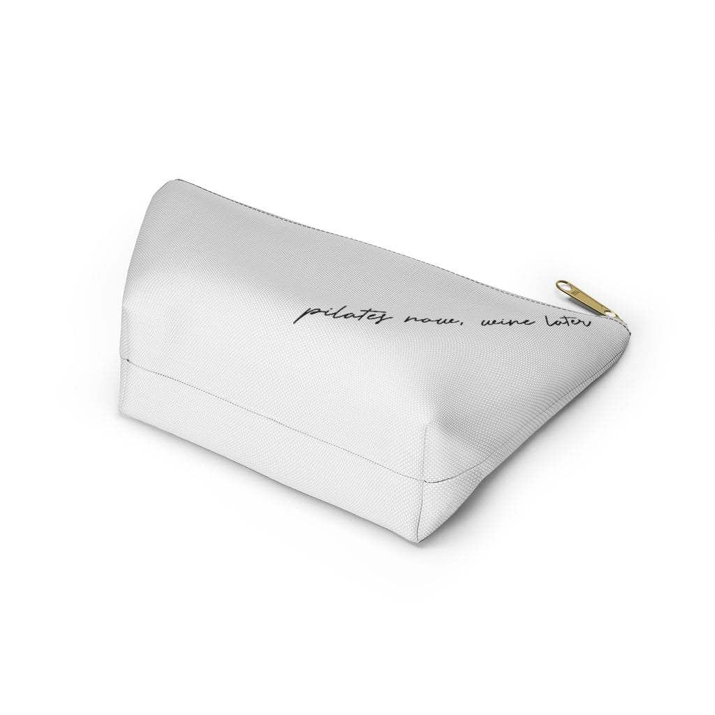 Pilates Now, Wine Later Zipper Pouch
