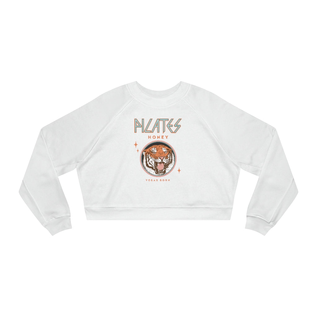 Tiger Pilates Raglan Pullover Fleece Sweatshirt