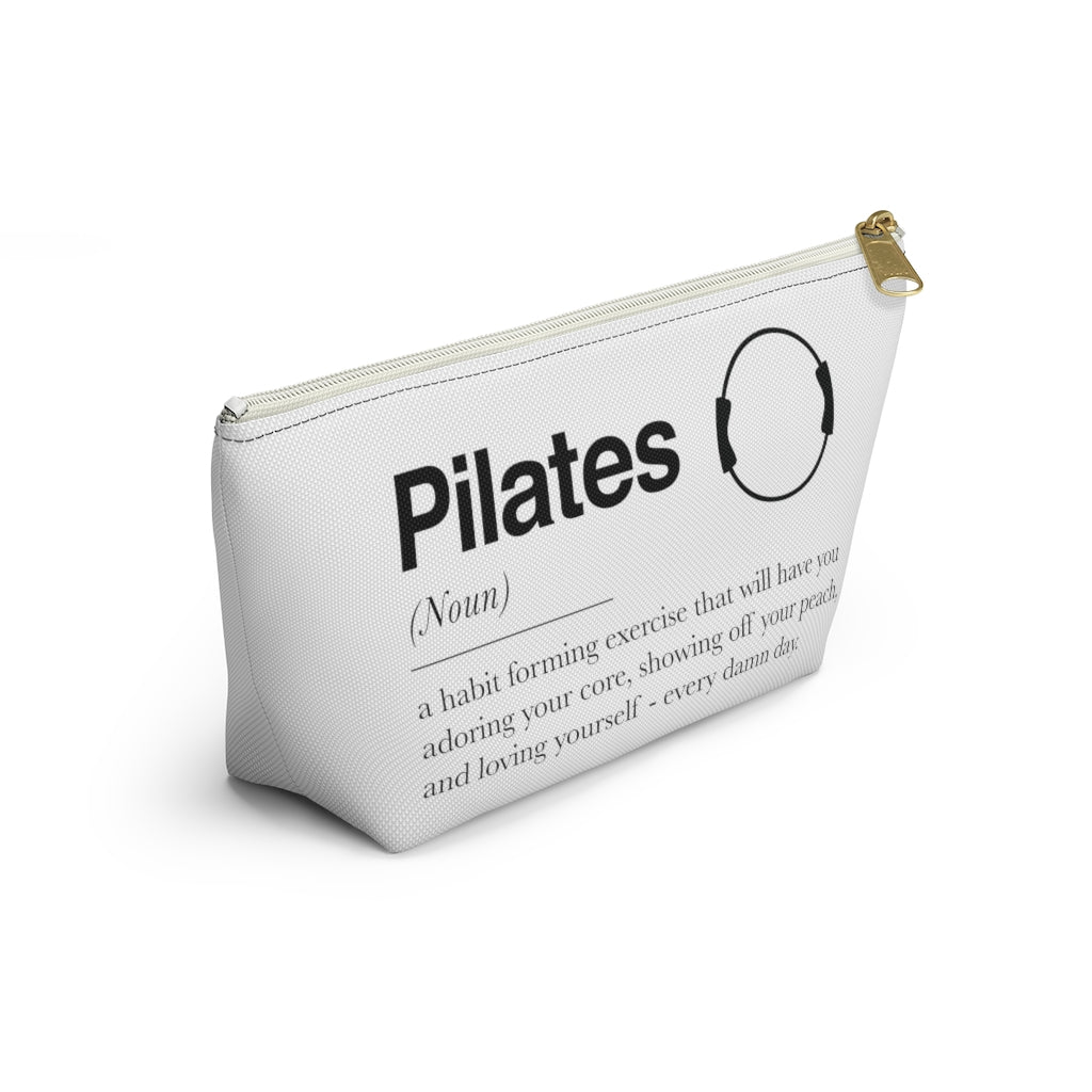 Pilates Definition Zipper Pouch