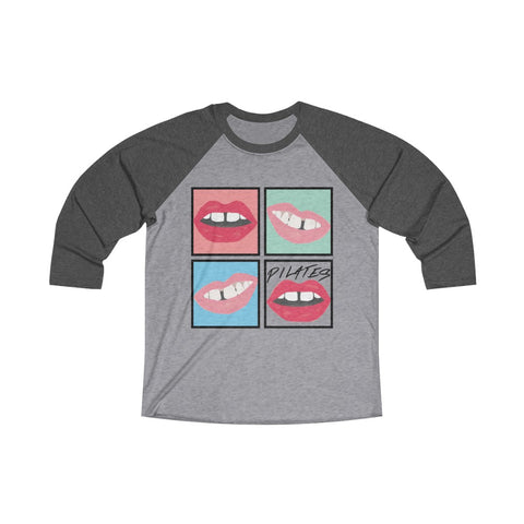 Pop Lips 3/4 Raglan Tee