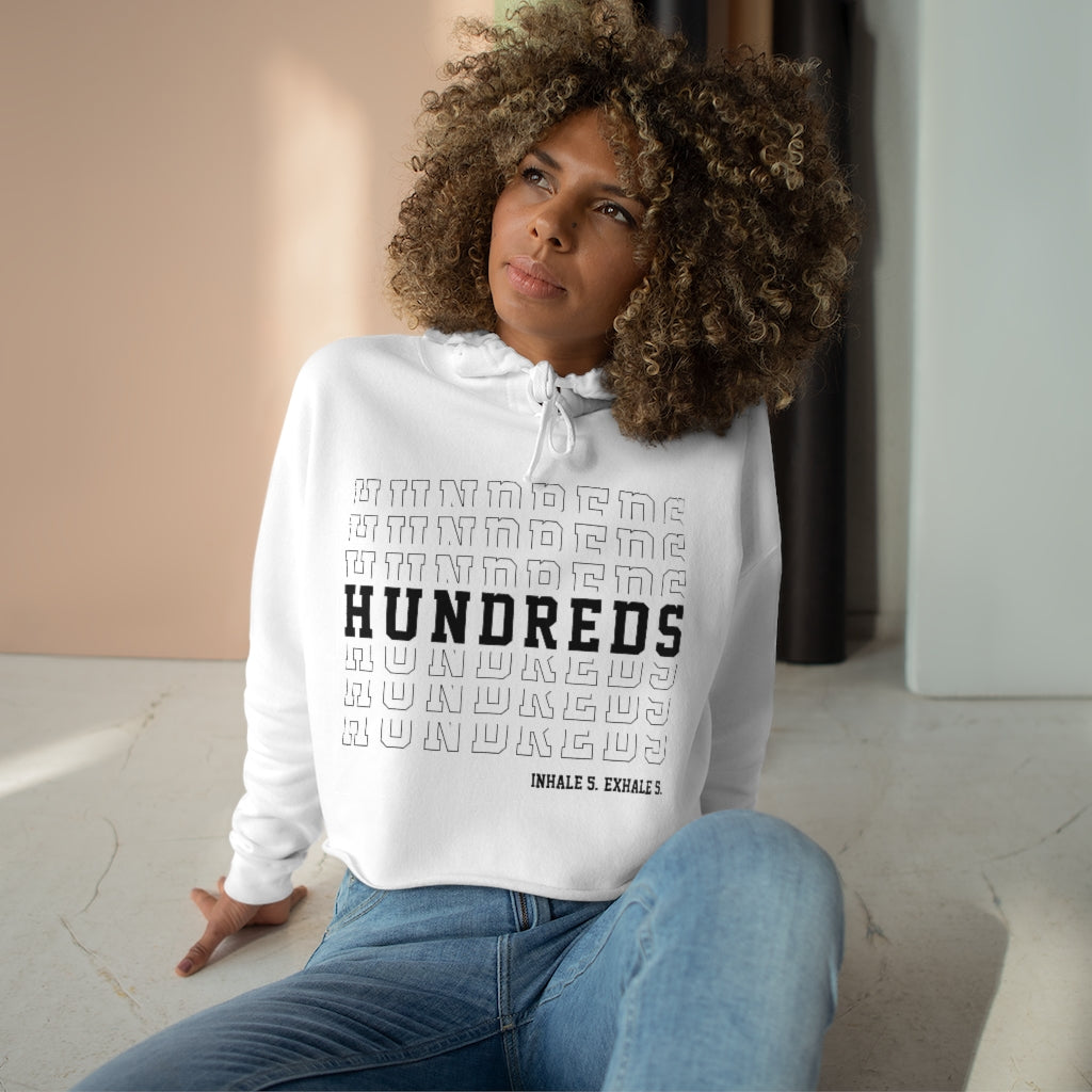 Hundreds Crop Hoodie
