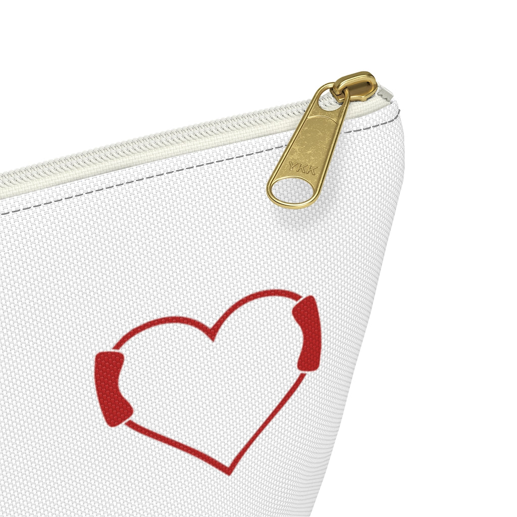 Magic Circle Hearts Zipper Pouch