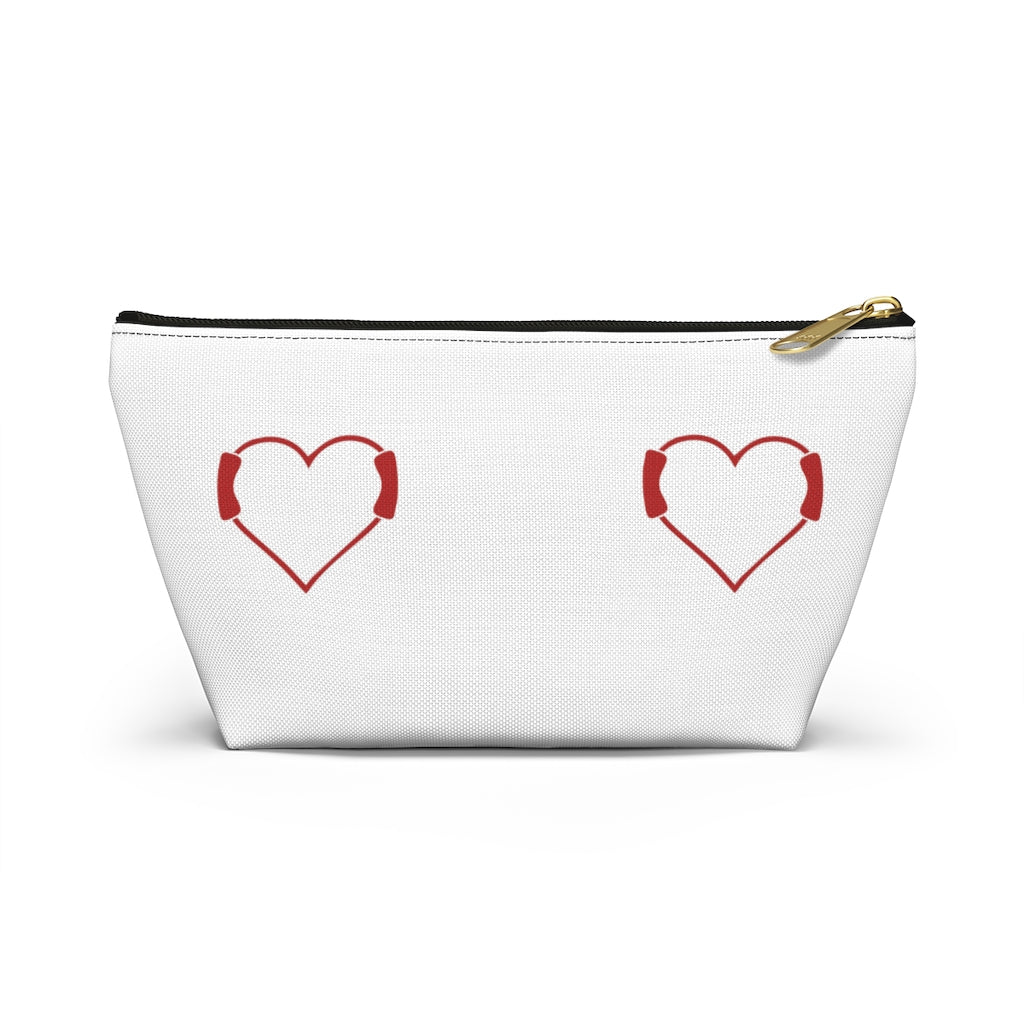 Magic Circle Hearts Zipper Pouch