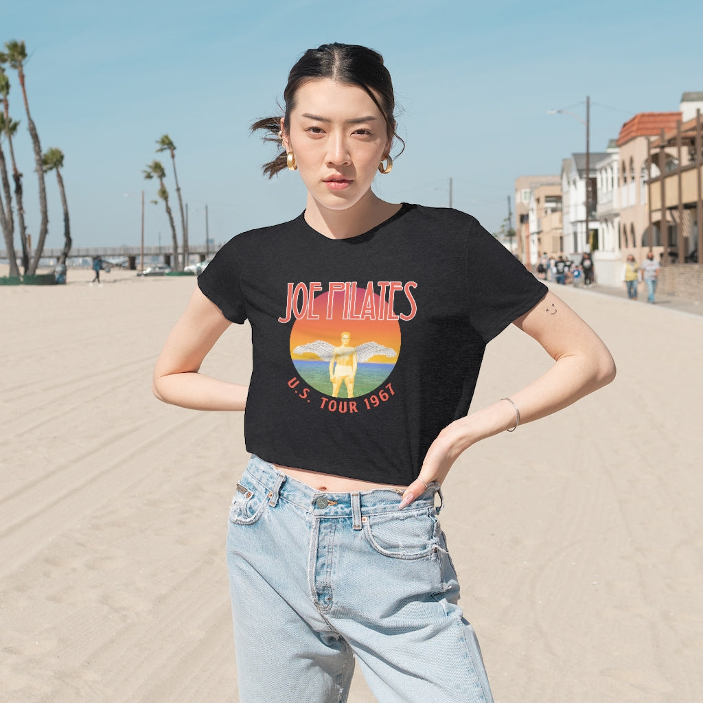 Joe Pilates Flowy Cropped Tee