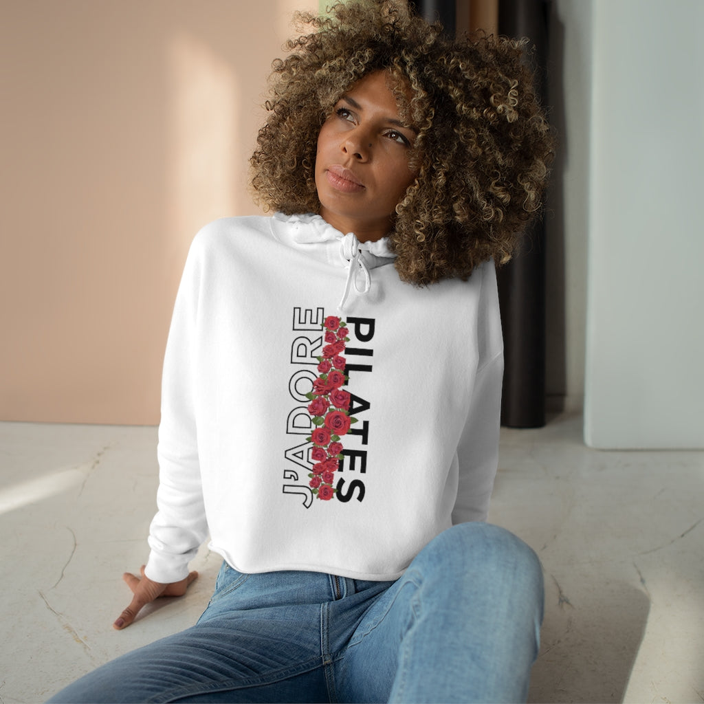 J'Adore Crop Hoodie