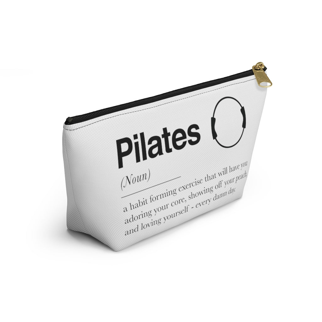 Pilates Definition Zipper Pouch