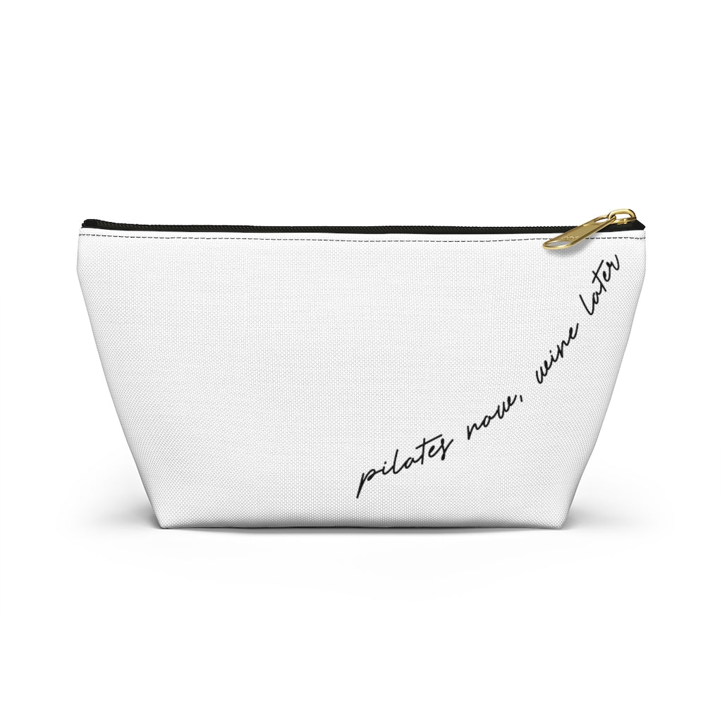 Pilates Now, Wine Later Zipper Pouch