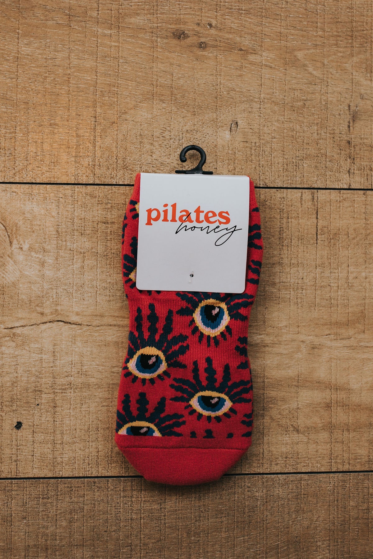 Red Eyes Grip Socks