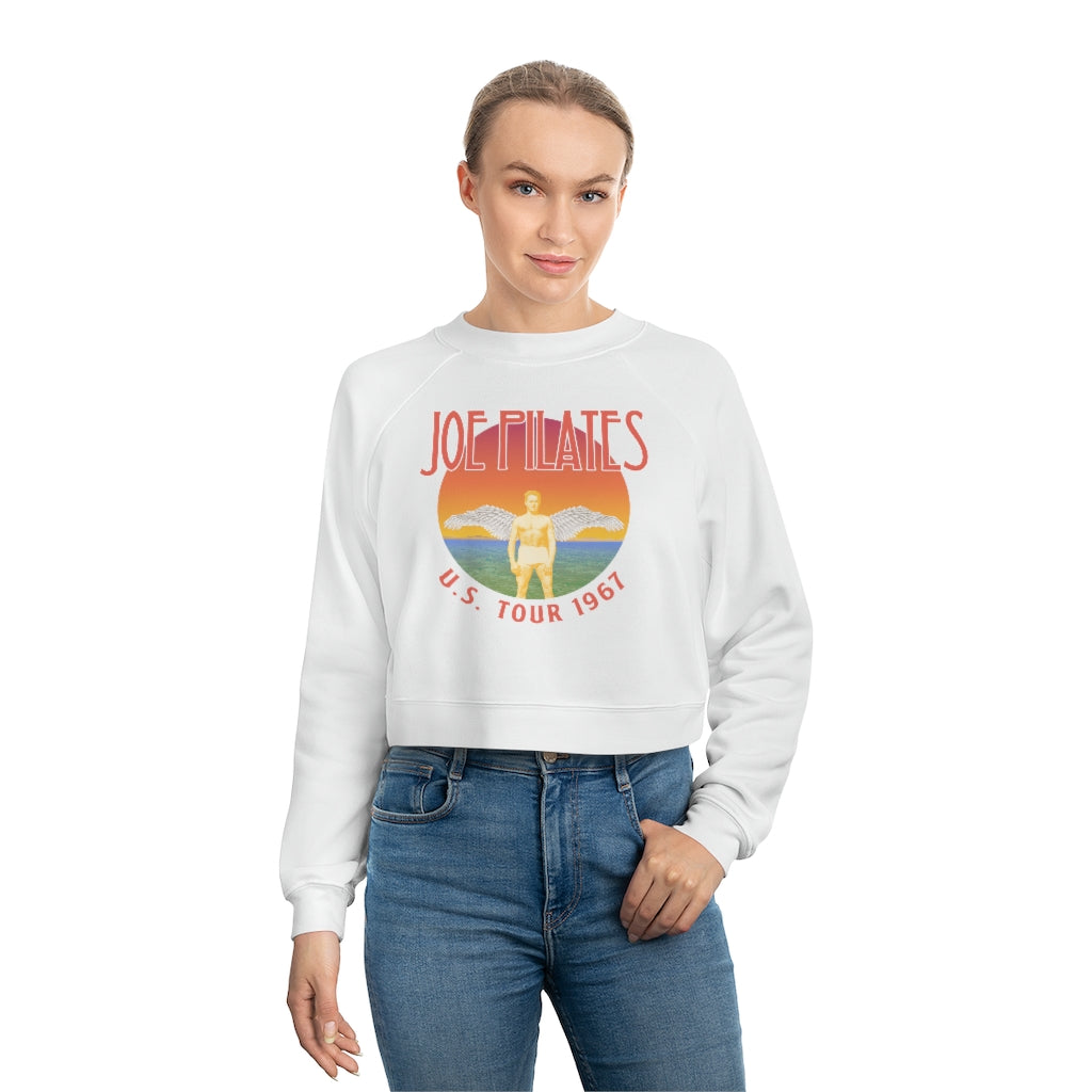 Joe Pilates Raglan Pullover Fleece Sweatshirt