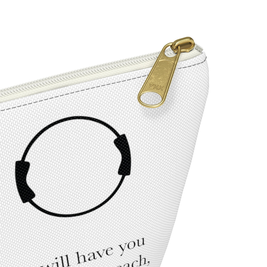 Pilates Definition Zipper Pouch