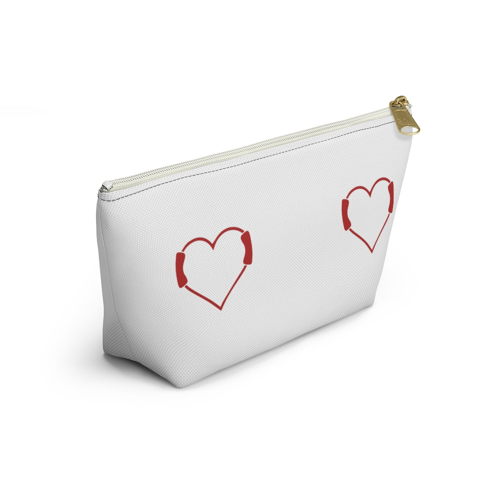 Magic Circle Hearts Zipper Pouch