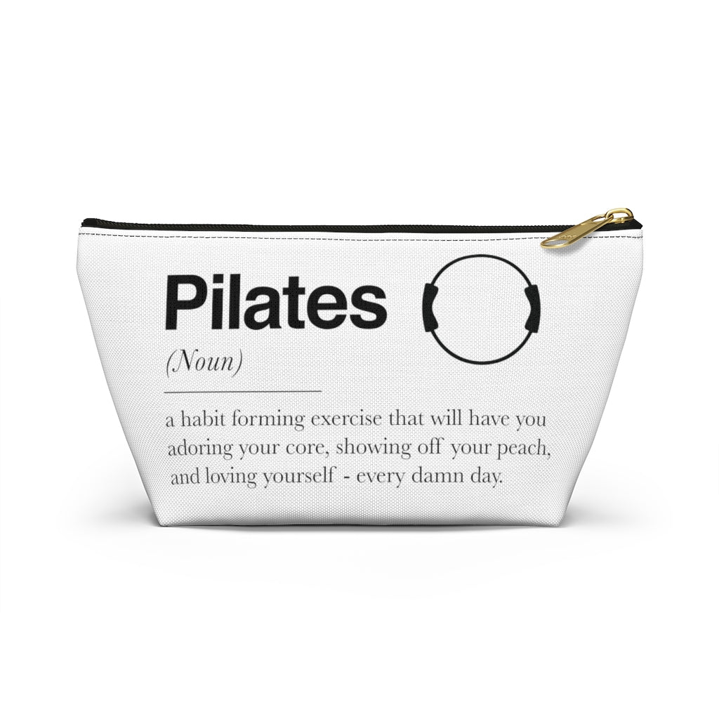 Pilates Definition Zipper Pouch
