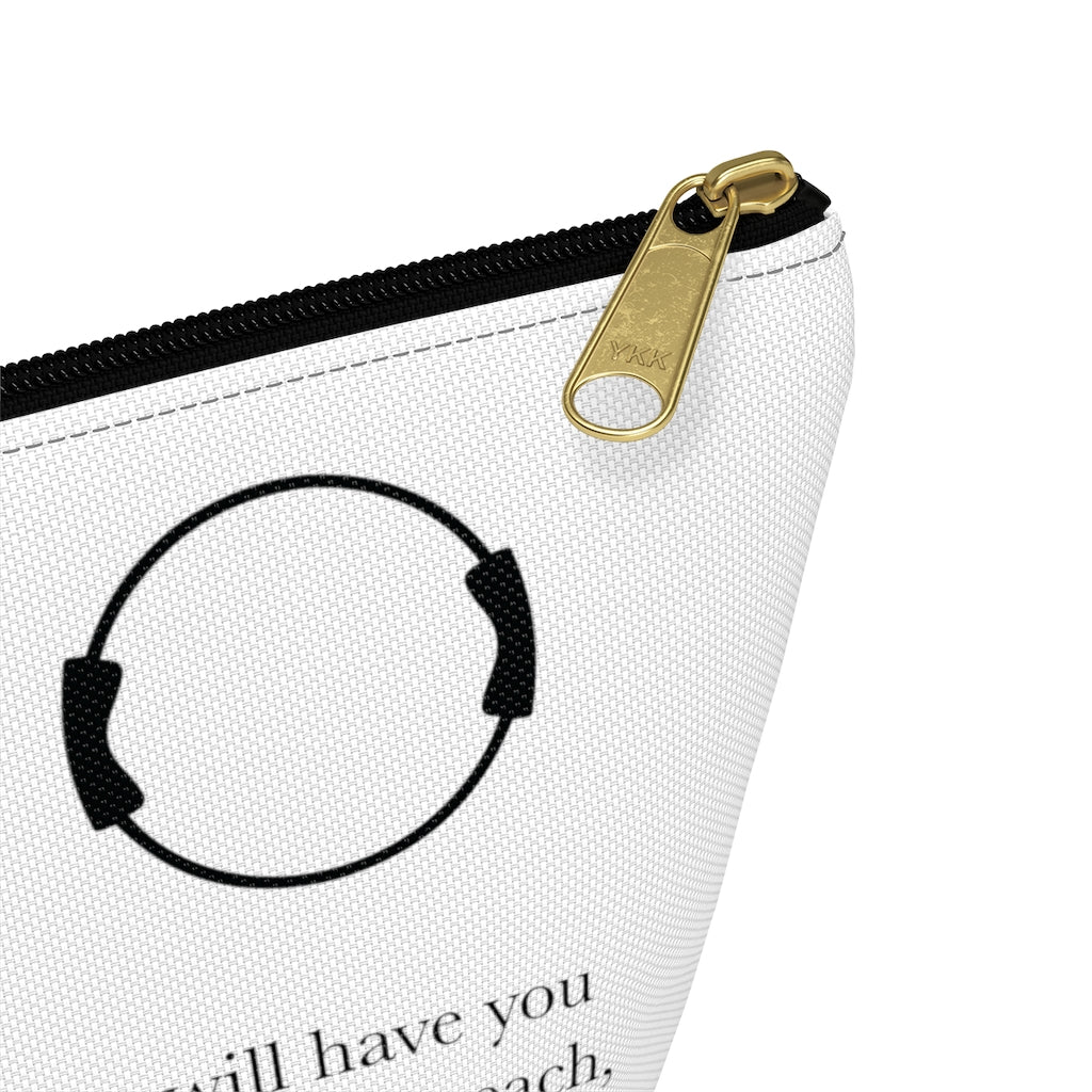 Pilates Definition Zipper Pouch