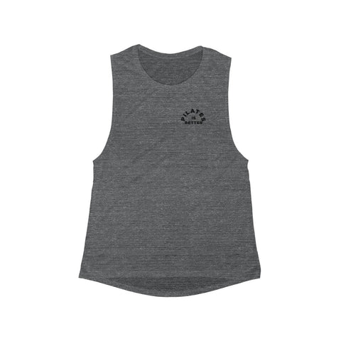 Pilates Is Better Flowy Scoop Muscle Tank