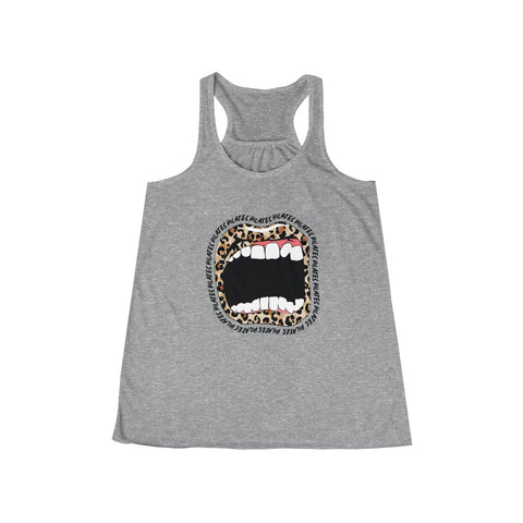 Leopard Lips Flowy Racerback Tank
